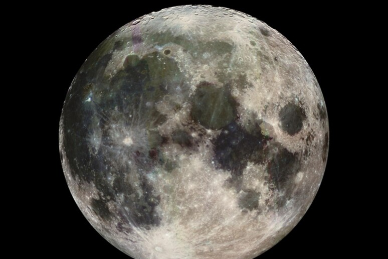 Pronta la prima mappa dell 'acqua sulla Luna (fonte: Nasa) - RIPRODUZIONE RISERVATA