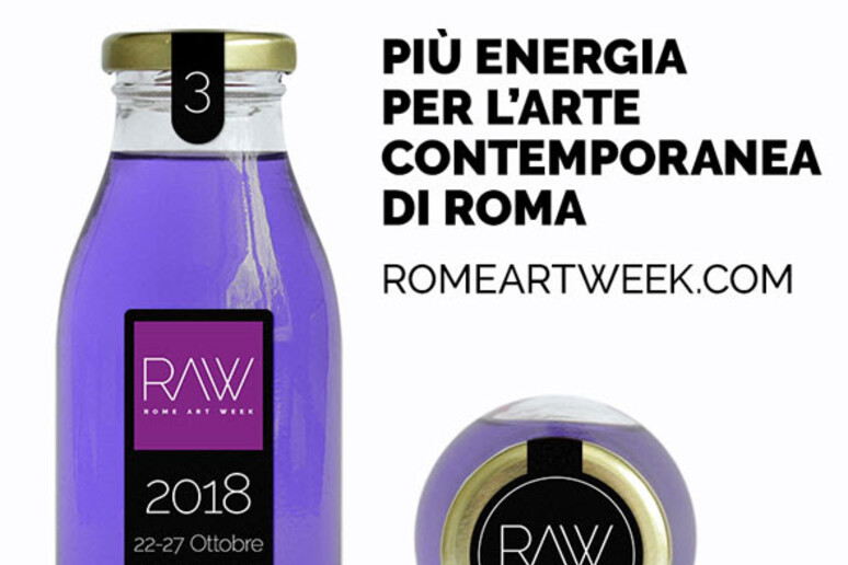 Il logo di Rome Art Week 2018 - RIPRODUZIONE RISERVATA