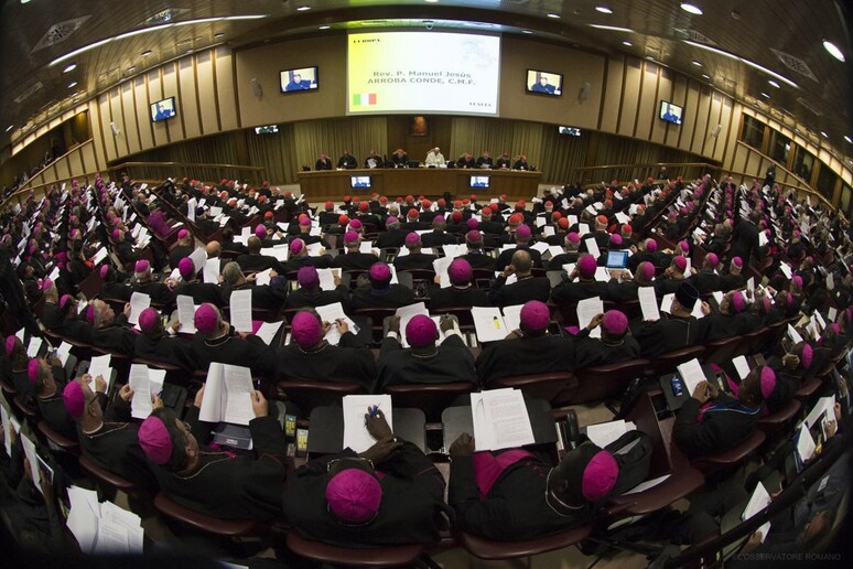 Una immagine della XIV Congregazione Generale Sinodo in Vaticano - RIPRODUZIONE RISERVATA