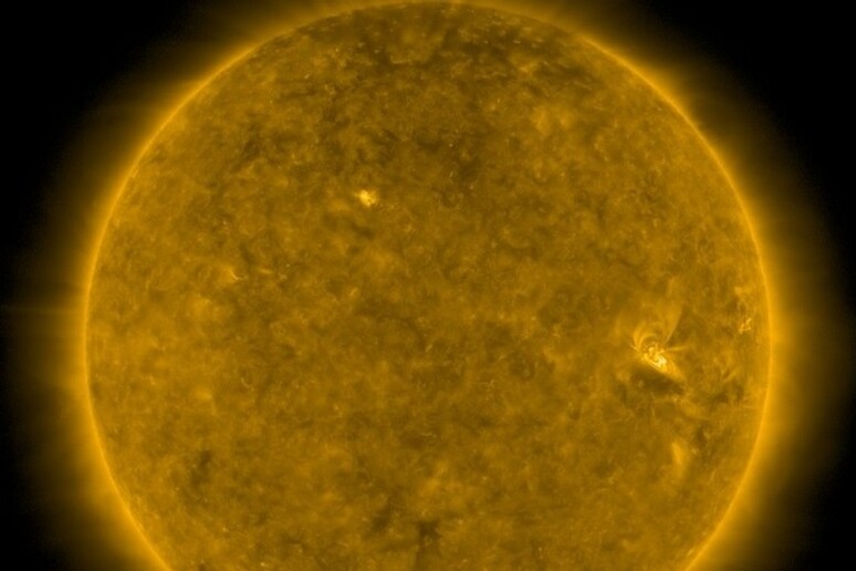 La macchia solare fotografata il 17 novembre dall’osservatorio Sdo della Nasa (fonte: SDO/NASA) - RIPRODUZIONE RISERVATA
