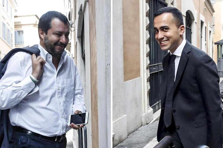 Matteo Salvini  e Luigi Di Maio - RIPRODUZIONE RISERVATA