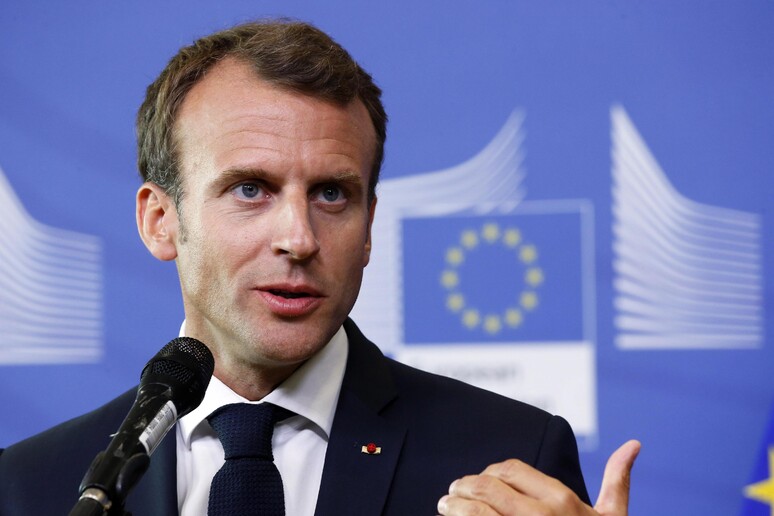 Il Presidente francese Emmanuel Macron -     RIPRODUZIONE RISERVATA