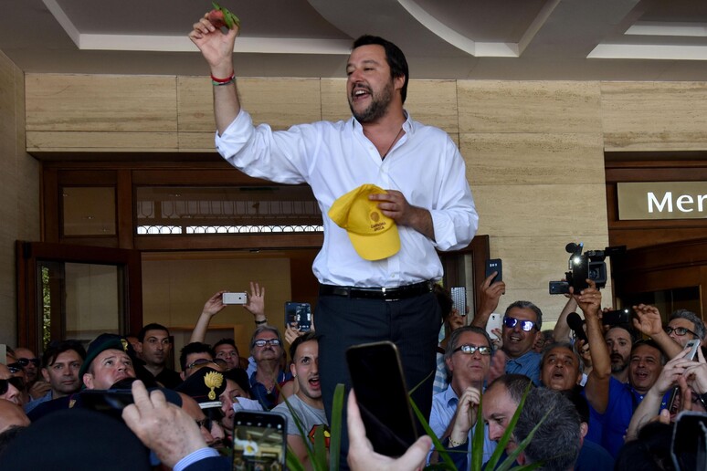 Matteo Salvini a Catania il 3 giugno - RIPRODUZIONE RISERVATA