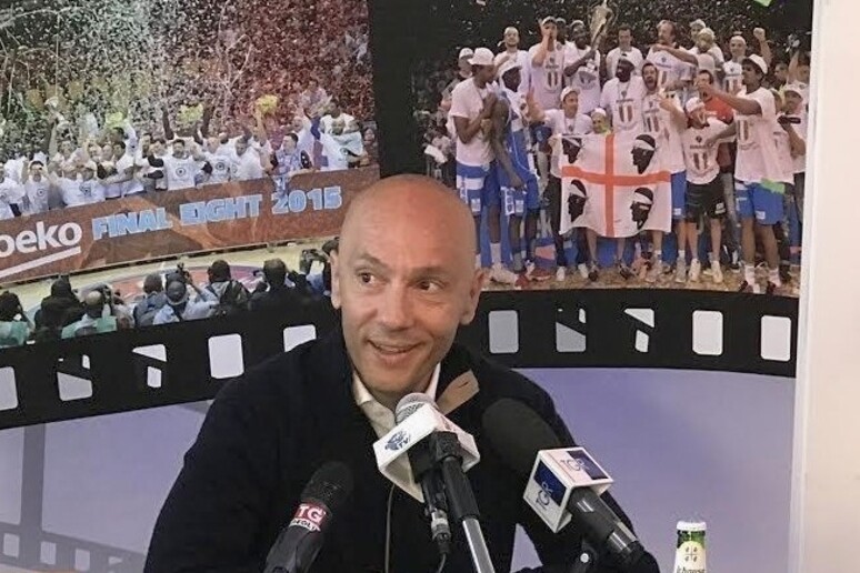 Basket: presidente Dinamo Sassari Stefano Sardara - RIPRODUZIONE RISERVATA