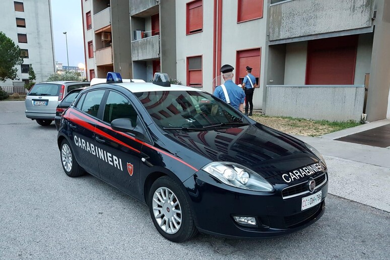Donna morta in casa da 18 mesi a Verona, Carabinieri davanti al condominio di Via Tunisi - RIPRODUZIONE RISERVATA