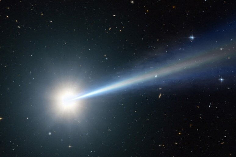 I quasar fanno luce sull ' 'abbraccio a distanza ' chiamato entanglement (fonte: NASA/ESA/G.Bacon,STScl) - RIPRODUZIONE RISERVATA