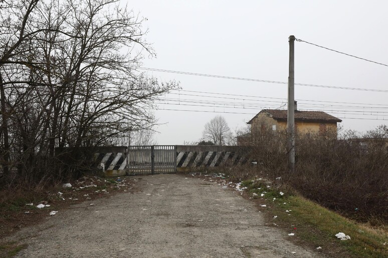 Il luogo dove fu ritrovato il cadavere di Arietta Mata a Castelfranco Emilia - RIPRODUZIONE RISERVATA