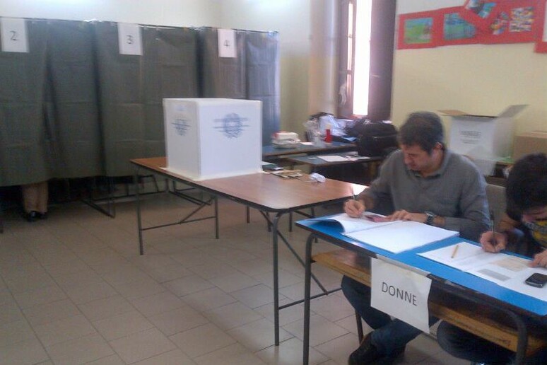 Sardegna Elezioni seggio - RIPRODUZIONE RISERVATA