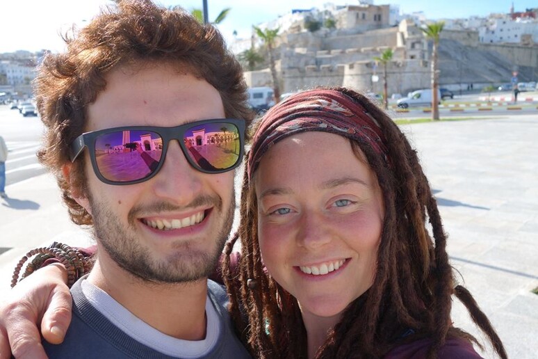 Luca Tacchetto e Edith Blais, scomparsi durante un viaggio in Burkina Faso © ANSA/Facebook