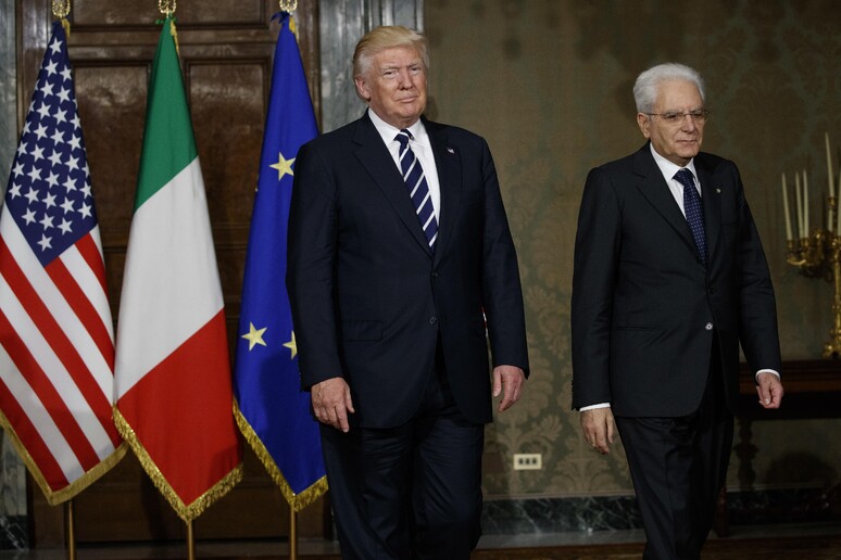 Trump riceve Mattarella,  'parleremo di dazi ' - RIPRODUZIONE RISERVATA