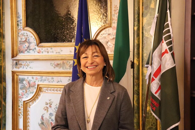 La presidente della Regione Umbria Donatella Tesei - RIPRODUZIONE RISERVATA