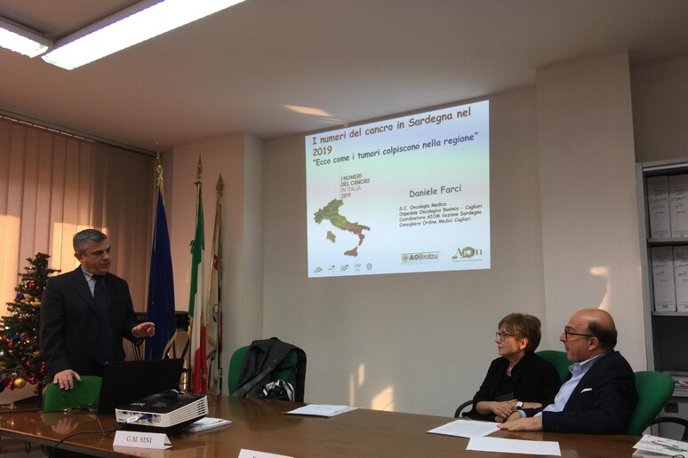 Presentazione numeri sui tumori in Sardegna - RIPRODUZIONE RISERVATA
