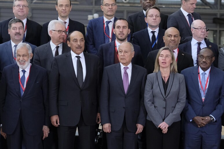 Prima riunione ministeriale tra Ue e Lega Araba a Bruxelles © ANSA/EPA