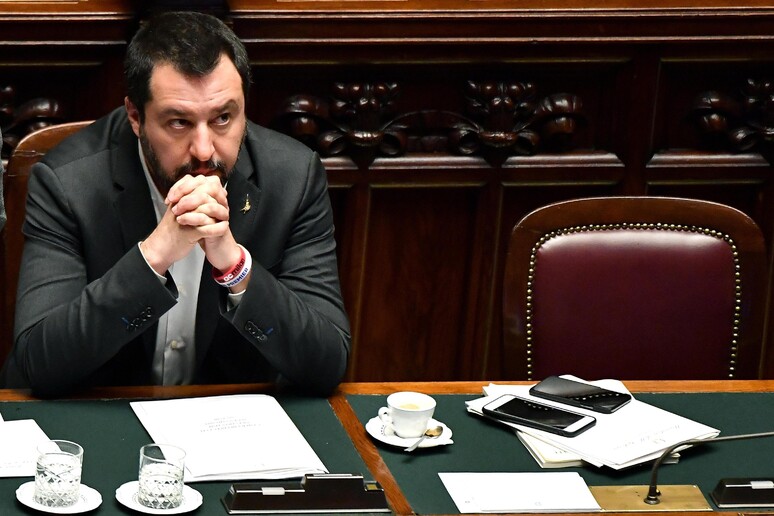Il vice premier e ministro dell 'Interno Matteo Salvini, archivio - RIPRODUZIONE RISERVATA