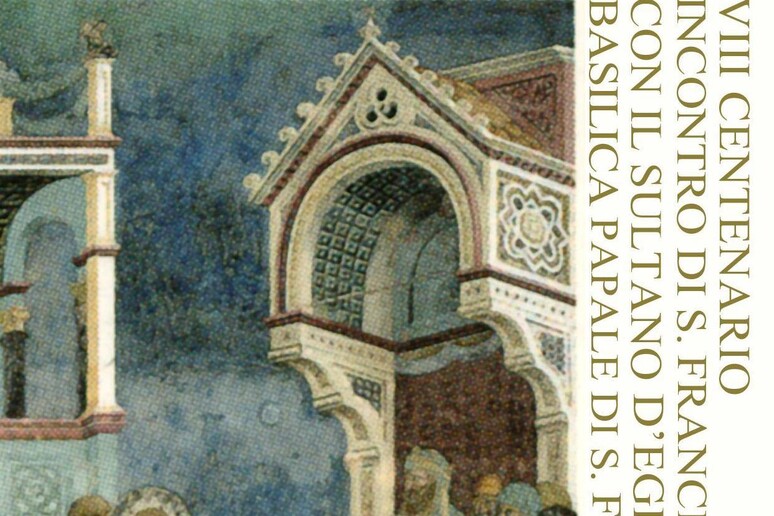 Un francobollo per l 'incontro tra S.Francesco e il Sultano - RIPRODUZIONE RISERVATA