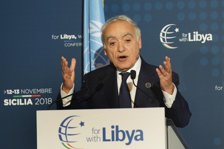 Conferenza stampa dell 'inviato speciale delle Nazioni Unite per la Libia, Ghassan Salamé -     RIPRODUZIONE RISERVATA