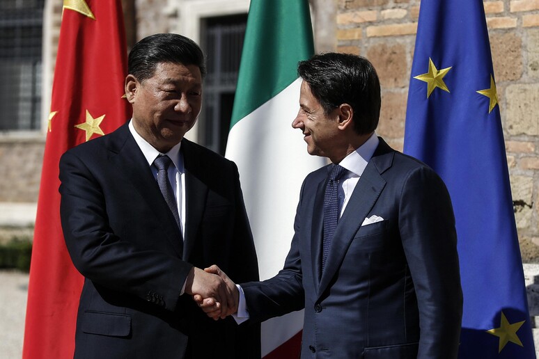 Giuseppe Conte e Xi Jinping - RIPRODUZIONE RISERVATA