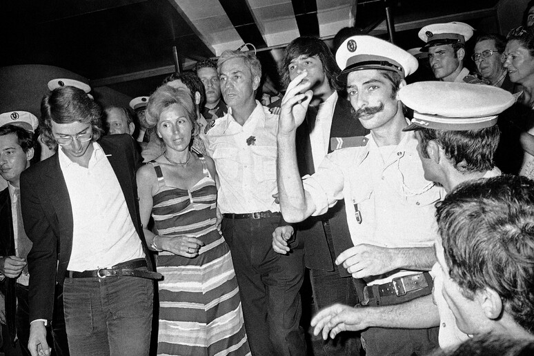 Michel Bacos, il comandante francese del volo 139 dell 'Air France dirottato nel 1976 ad Entebbe (Uganda) - RIPRODUZIONE RISERVATA