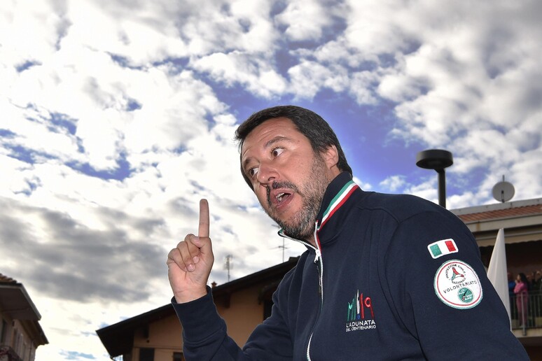 Il ministro dell 'Interno e vicepremier Matteo Salvini - RIPRODUZIONE RISERVATA