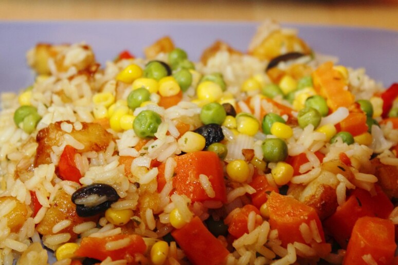 L 'insalata di riso è il cubo che gli italiani preferiscono mangiare in spiaggia (fonte: Pixnio) - RIPRODUZIONE RISERVATA