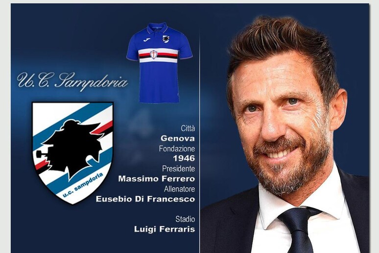 Serie A 2019-2020, Sampdoria - RIPRODUZIONE RISERVATA
