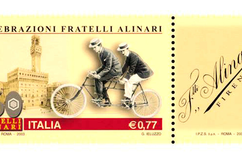 Il francobollo Archivio Alinari - RIPRODUZIONE RISERVATA