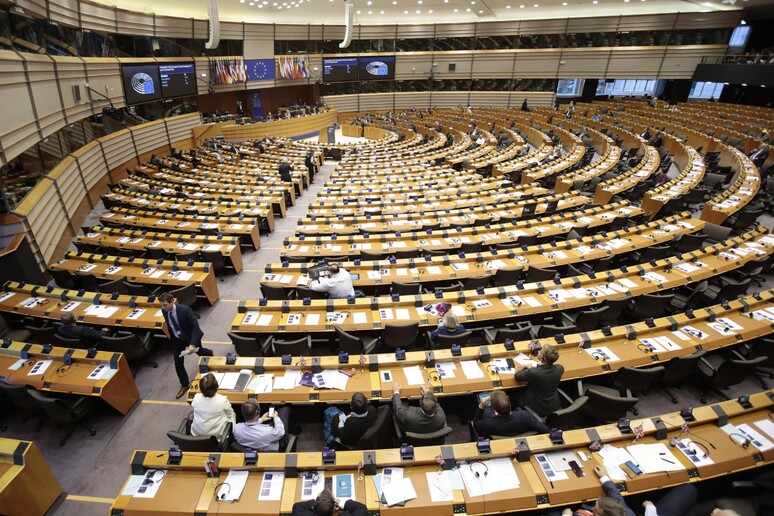 L 'Aula dell 'Europarlamento (Foto d 'archivio) - RIPRODUZIONE RISERVATA