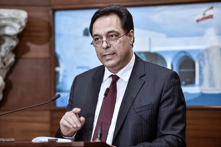 Il neo premier libanese Hassan Diab © ANSA/EPA