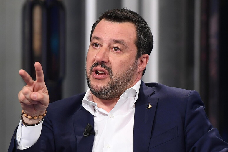 Italian Lega party 's Secretary, Matteo Salvini © ANSA/EPA