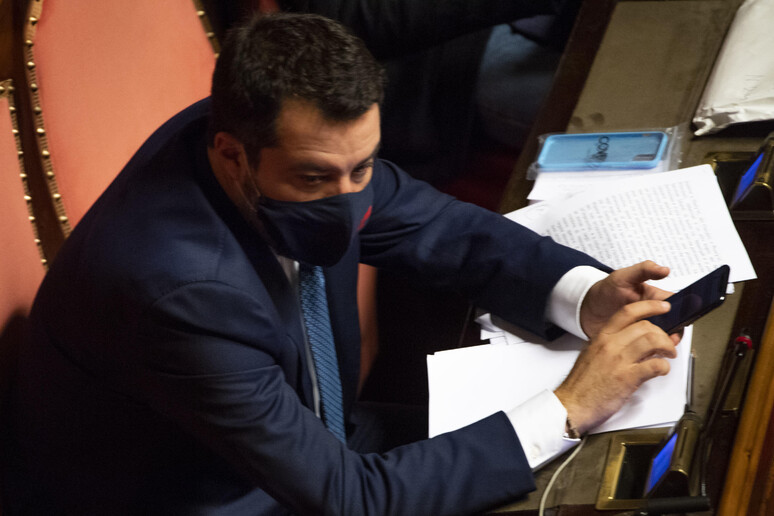 Salvini in una foto di archivio - RIPRODUZIONE RISERVATA
