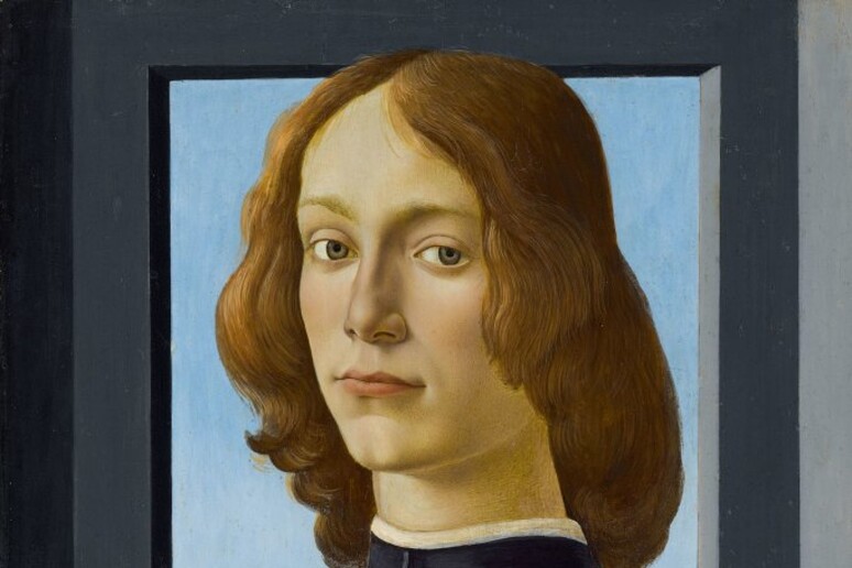 Botticelli, Ritratto di giovane uomo con medaglione (Foto Sotheby 's) Il ragazzo ritratto è probabilmente un rampollo del casato dei Medici - RIPRODUZIONE RISERVATA