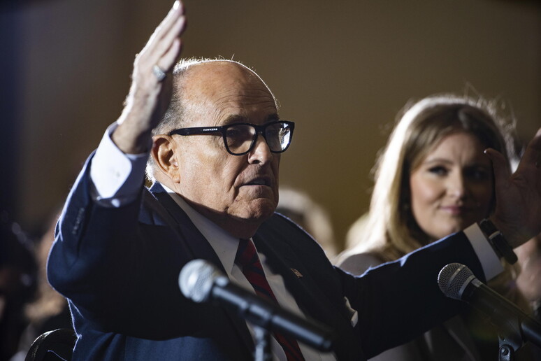 L 'ex sindaco di New York Rudy Giuliani © ANSA/EPA