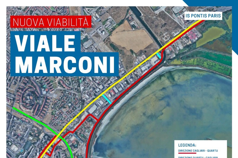 Traffico: Viale Marconi a senso unico - RIPRODUZIONE RISERVATA
