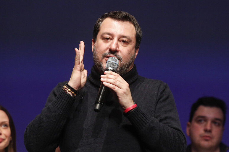 Il leader della Lega ed ex ministro dell 'Interno Matteo Salvini - RIPRODUZIONE RISERVATA