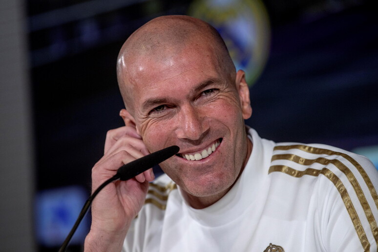 Real Madrid press conference © ANSA/EPA