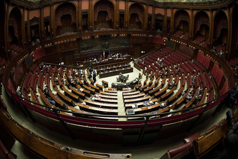 L 'Aula della Camera dei deputati - RIPRODUZIONE RISERVATA