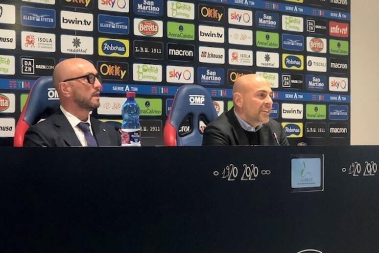 Calcio: Cagliari, Zenga e Giulini - RIPRODUZIONE RISERVATA