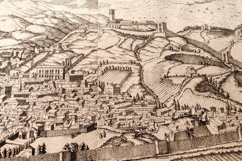 La rara stampa del 1557 raffigurante una veduta completa della Firenze del Rinascimento acquisita in California dagli Uffizi -     RIPRODUZIONE RISERVATA