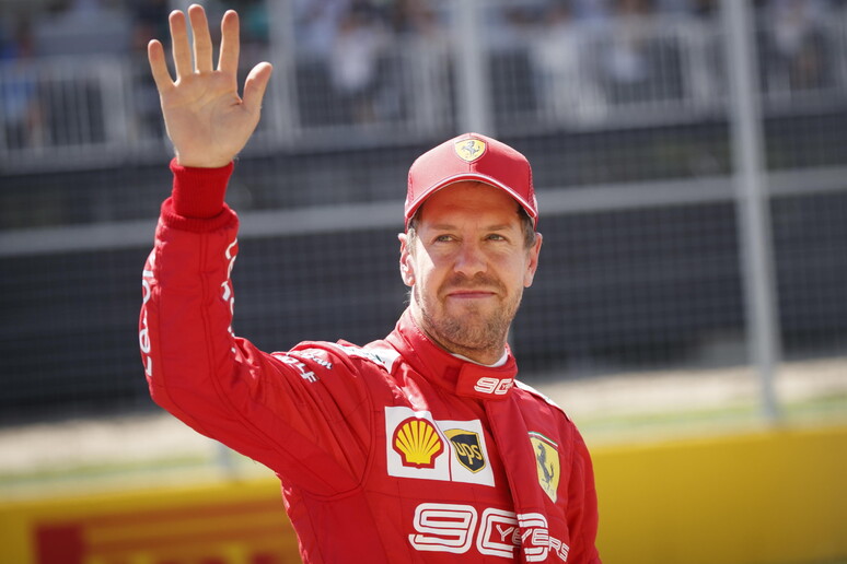 Il pilota di F1 Sebastian Vettel © ANSA/EPA