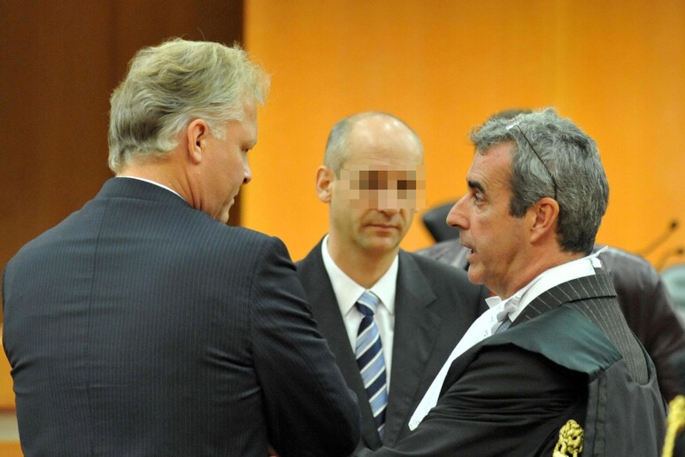 Nella foto i manager Thyssen, Herald Esphenhahn e Gerald  Priegnitz - RIPRODUZIONE RISERVATA