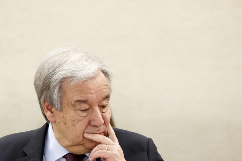 Il segretario generale dell 'Onu, Antonio Guterres - RIPRODUZIONE RISERVATA
