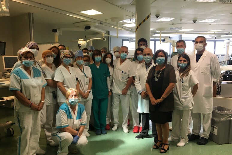 Terapia intensiva ospedale Bergamo è Covid free - RIPRODUZIONE RISERVATA