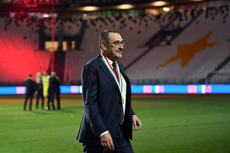 Maurizio Sarri non è più l 'allenatore della Juventus - RIPRODUZIONE RISERVATA
