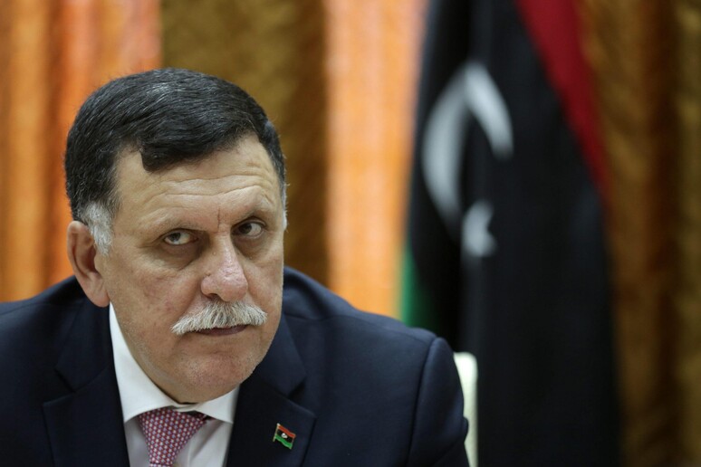 Il presidente libico Fayez al Sarraj © ANSA/EPA
