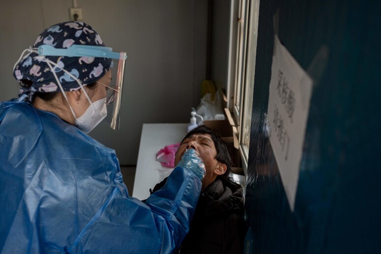 L 'Oms a Wuhan, 10 super esperti su tracce virus © ANSA/AFP