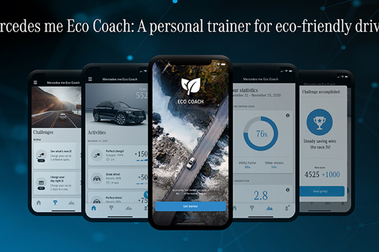 Mercedes Eco Coach, personal trainer per guida eco-friendly - RIPRODUZIONE RISERVATA