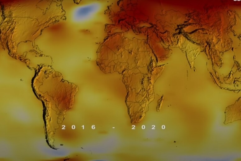 2016 e 2020 si contendono il primato per l 'anno più caldo (fonte: NASA) - RIPRODUZIONE RISERVATA