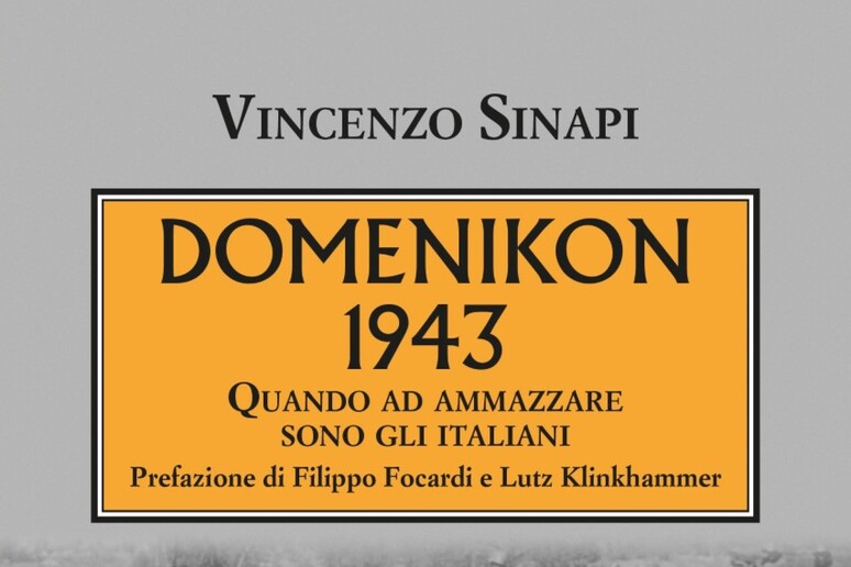 La copertina del libro di Vincenzo Sinapi  'Domenikon 1943 ' - RIPRODUZIONE RISERVATA