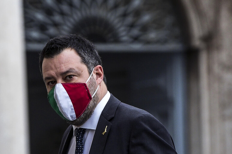 Matteo Salvini in una recente immagine - RIPRODUZIONE RISERVATA