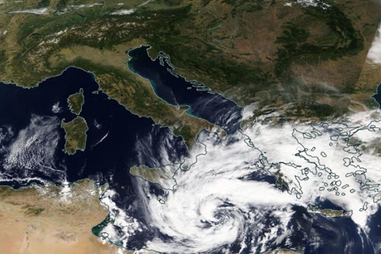 Ciclone mediterraneo - RIPRODUZIONE RISERVATA